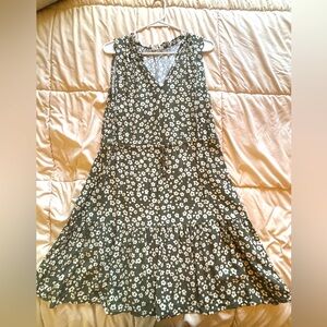 GAP White Ruffled Tiered Sundress